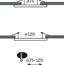 Adapter - Einbauleuchten-Einbauadapter Ø 130 mm