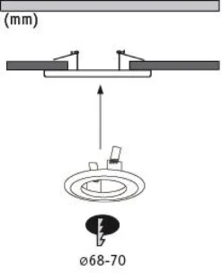 Adapter - Einbauleuchten-Einbauadapter Ø 130 mm