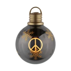 Batterieleuchte - Weihnachtskugel Peace