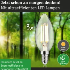 Efficient-Line Filament 230V - LED Kerze E14