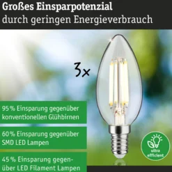 Efficient-Line Filament 230V - LED Kerze E14