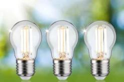 Efficient-Line Filament 230V - LED Tropfen 3er-Set 80mm