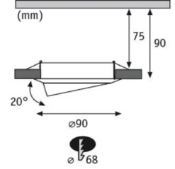 Einbauleuchte - Base Basisset schwenkbar