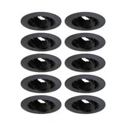 Einbauleuchte - 10er-Set schwenkbar