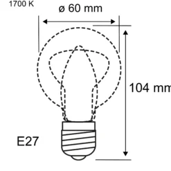 1879 Filament 230V - LED Birne E27
