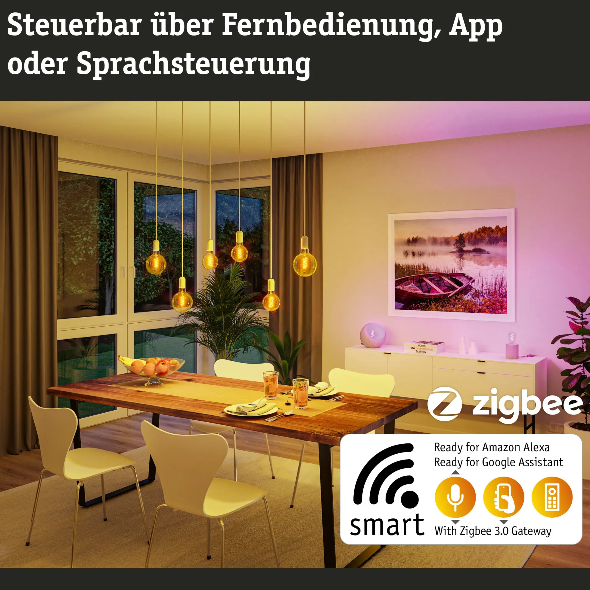 Filament 230V Smart Home Zigbee 3.0 - LED Globe G95 E27