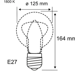 Floating Shine Standard 230V - LED Globe E27