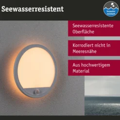 LED Außenpanel - Lamina Dämmerungsgesteuerter Bewegungsmelder (IR)