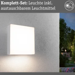 LED Außenwandleuchte - Azalena Dämmerungsgesteuerter Bewegungsmelder (HF)