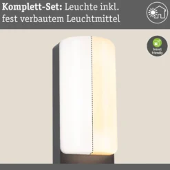 LED Außenwandleuchte - Bonnie Dämmerungsgesteuerter Bewegungsmelder (IR) insektenfreundlich und seewasserresistent