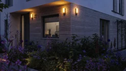 LED Außenwandleuchte - Bonnie Dämmerungsgesteuerter Bewegungsmelder (IR) insektenfreundlich und seewasserresistent
