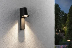 LED Außenwandleuchte - Caissa Dämmerungsgesteuerter Bewegungsmelder (HF)