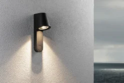 LED Außenwandleuchte - Caissa Dämmerungsgesteuerter Bewegungsmelder (HF)