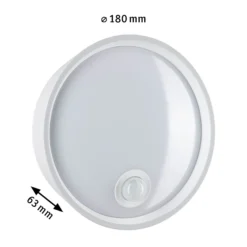 LED Außenwandleuchte - Platomo Dämmerungsgesteuerter Bewegungsmelder (IR) seewasserresistent