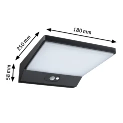 LED Außenwandleuchte - Ronea Dämmerungsgesteuerter Bewegungsmelder (IR)
