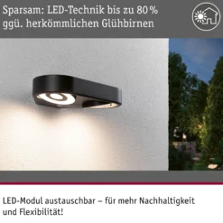 LED Außenwandleuchte - Silma