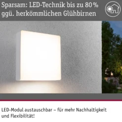 LED Außenwandleuchte Smart Home Zigbee 3.0 - Azalena Dämmerungsgesteuerter Bewegungsmelder (HF) insektenfreundlich