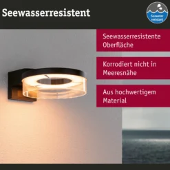 LED Außenwandleuchte Smart Home Zigbee 3.0 - Capera Dämmerungsgesteuerter Bewegungsmelder (IR) insektenfreundlich