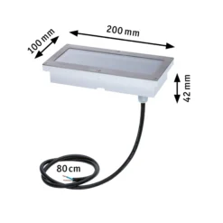 LED Bodeneinbauleuchte - Brick Dämmerungsgesteuerter Bewegungsmelder (IR)