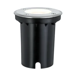 LED Bodeneinbauleuchte - LED Bodeneinbauleuchte IP67 rund 108mm 3000K 3,5W 230lm 230V Edelstahl Metall