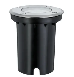 LED Bodeneinbauleuchte - LED Bodeneinbauleuchte IP67 rund 108mm 3000K 3,5W 230lm 230V Edelstahl Metall