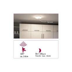 LED Deckenleuchte - Luiana Dämmerungsgesteuerter Bewegungsmelder (HF)
