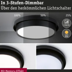 LED Deckenleuchte 3-Step-Dim - Malik
