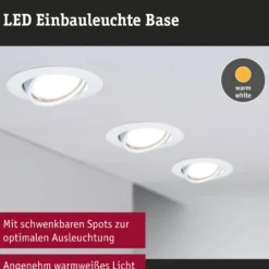 LED Einbauleuchte - Base Basisset schwenkbar