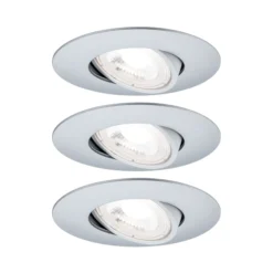 LED Einbauleuchte - 3er-Set schwenkbar