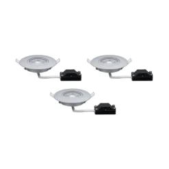 LED Einbauleuchte - 3er-Set schwenkbar
