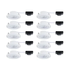 LED Einbauleuchte - FixedLED 10er-Set schwenkbar