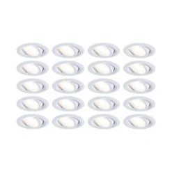 LED Einbauleuchte - FixedLED 20er-Set schwenkbar