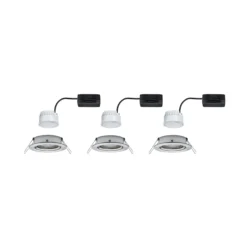 LED Einbauleuchte - Nova 3er-Set schwenkbar