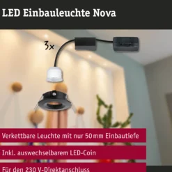 LED Einbauleuchte - Nova Mini Basisset starr