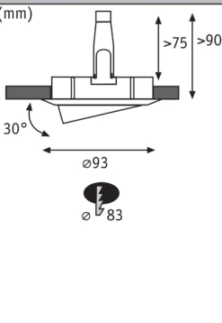 LED Einbauleuchte - Nova Plus 3er-Set