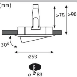 LED Einbauleuchte - Nova Plus 3er-Set schwenkbar