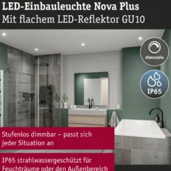 LED Einbauleuchte - Nova Plus GU10 Flat