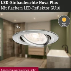 LED Einbauleuchte - Nova Plus GU10 Flat