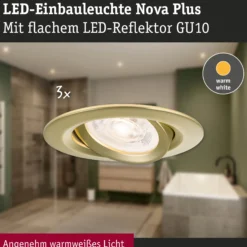 LED Einbauleuchte - Nova Plus GU10 Flat