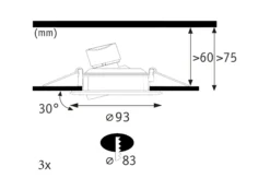 LED Einbauleuchte - Nova Plus GU10 Flat