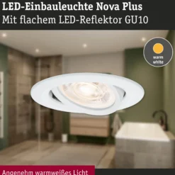 LED Einbauleuchte - Nova Plus GU10 Flat
