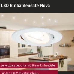 LED Einbauleuchte - Nova schwenkbar