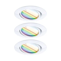 LED Einbauleuchte Smart Home Zigbee 3.0 - Base Basisset schwenkbar