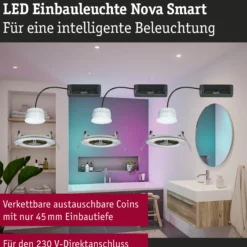 LED Einbauleuchte Smart Home Zigbee 3.0 - Nova