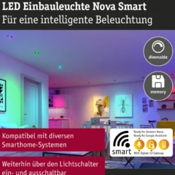 LED Einbauleuchte Smart Home Zigbee 3.0 - Nova