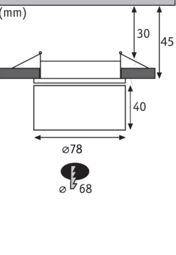 LED Einbauleuchte - Spircle