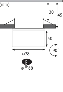 LED Einbauleuchte - Spircle