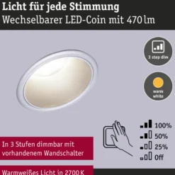 LED Einbauleuchte 3-Step-Dim - Cole 1er-Set