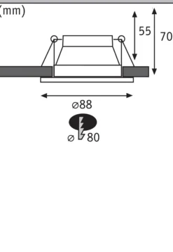 LED Einbauleuchte 3-Step-Dim - Cole 3er-Set