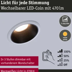 LED Einbauleuchte 3-Step-Dim - Cole 3er-Set